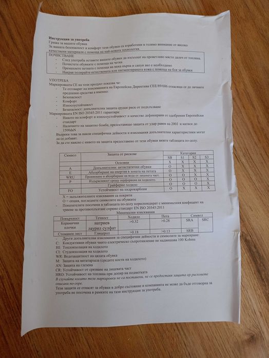 Работни обувки Würth Dionis 46 номер