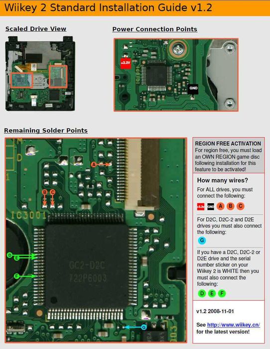 WiiKey nou modchip Wii D2 W.CLIP 2 V14 Mod rar fara lipituri