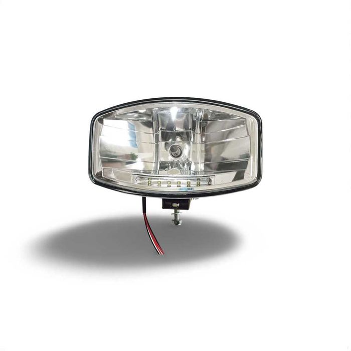 Халоген с крушка и LED дневна светлина