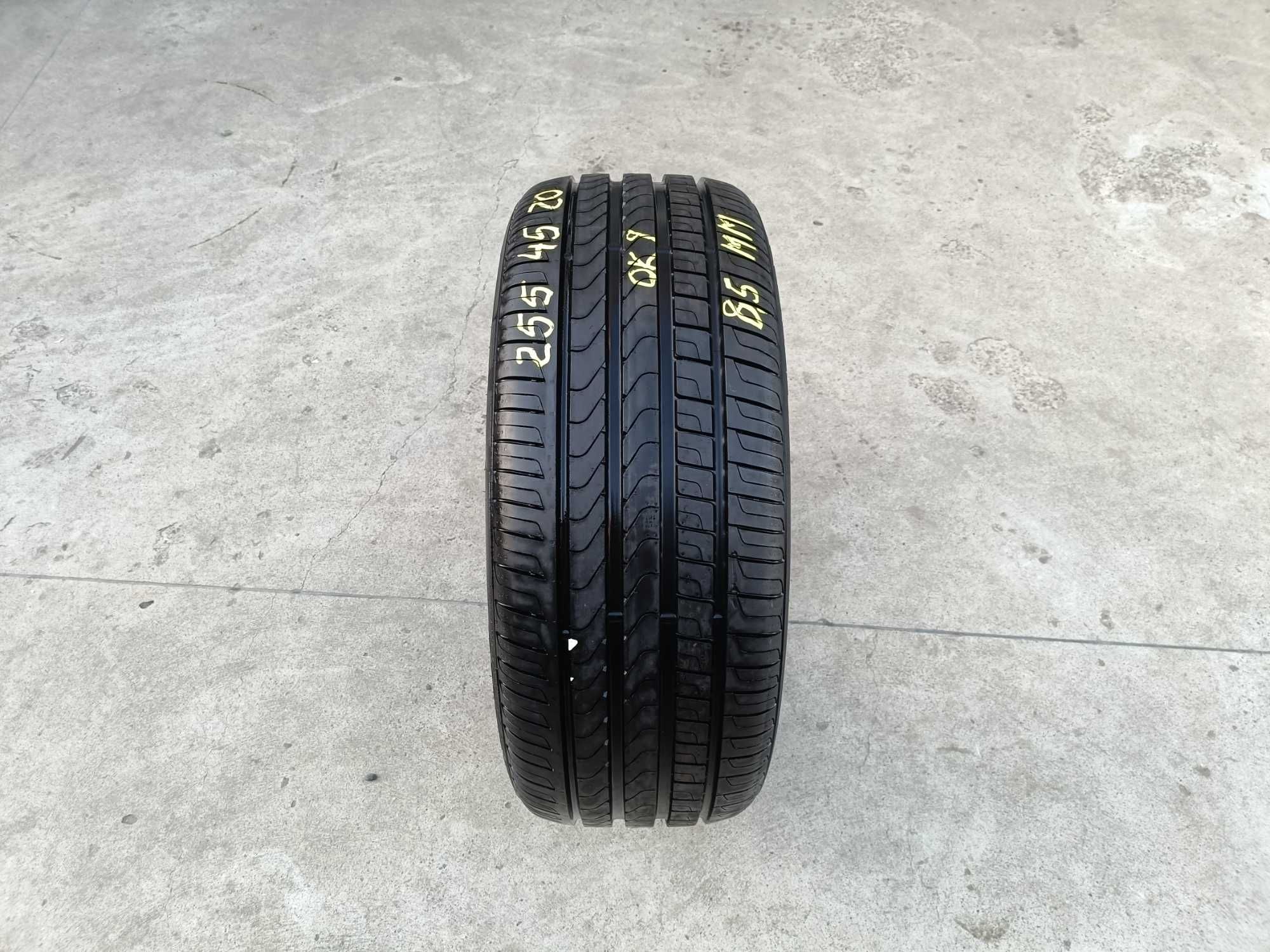 O anvelopa vara 255 45 20 pirelli scorpion verde profil 8,5 mm