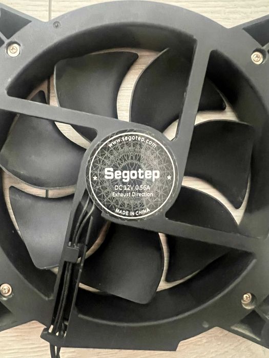 Vand Ventilatoare Segotep Lighting RGB, 140mm, Conector 4-pin Molex