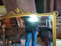 Oglinda lemn masiv clasic italiana antica