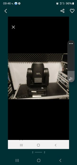 Диско лампа, Moving head Martin mac 250 Krypton
