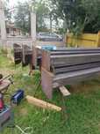 Hale metalice ferme la 8m cu stalpi din profil