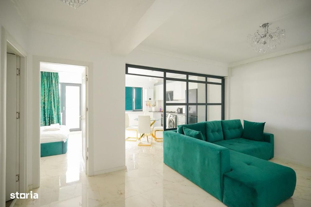 Mamaia Nord (Hanul Cu Peste)- 2 camere mobilat 62mp, etaj 2, parcare