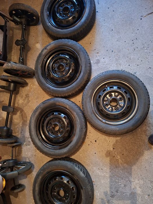 Jante tablă si jantă cu cauciuc nou rezeră Matiz..