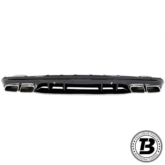 Difuzor Bara Spate cu Ornamente compatibil cu Mercedes C Class W205 C63 Design