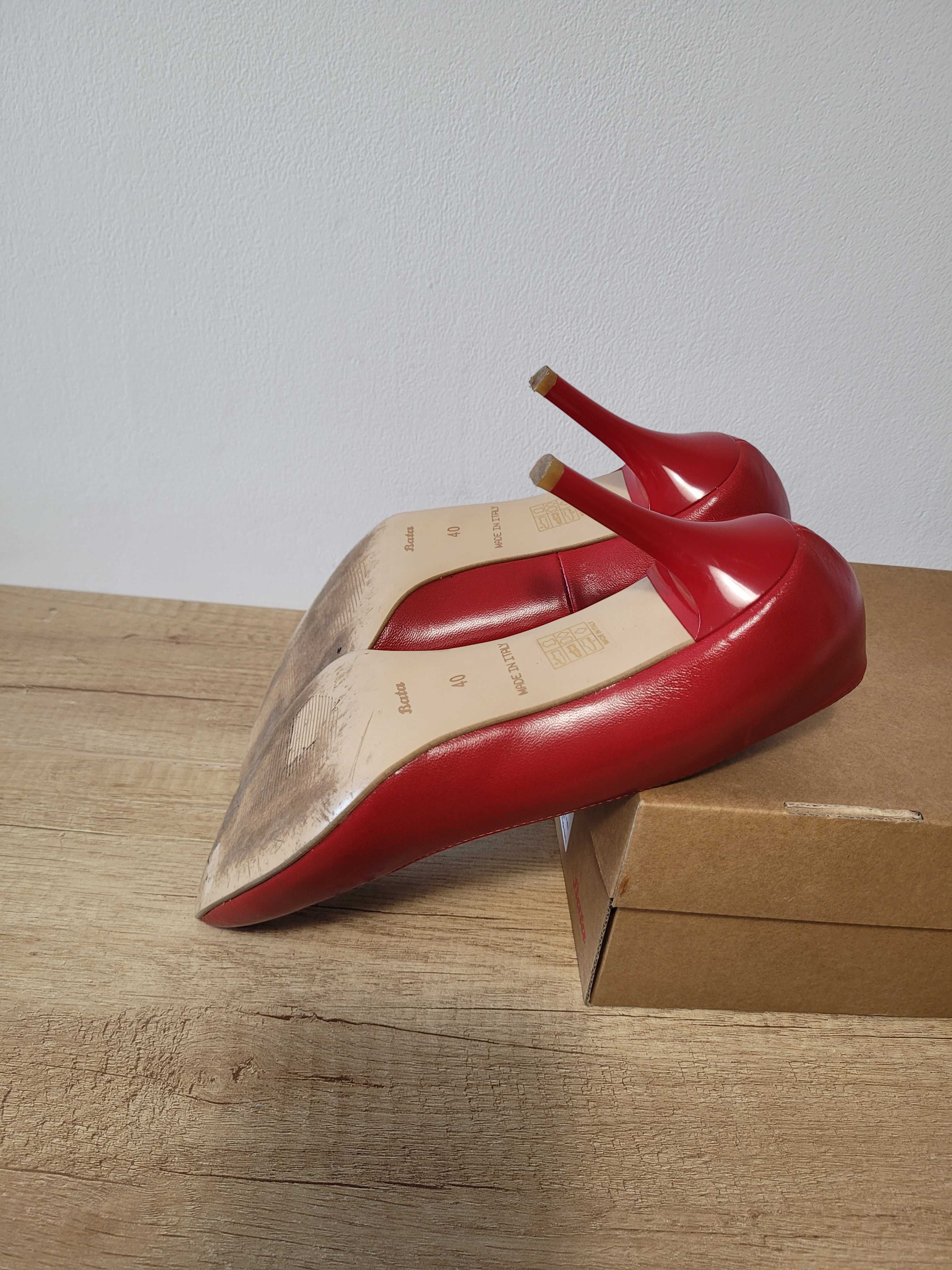 Stiletto Bata 40 Rosu
