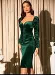 Rochie verde smarald
