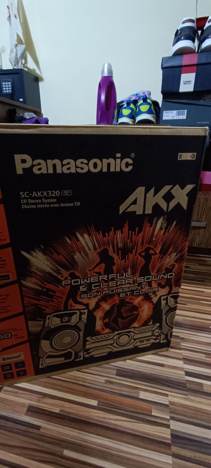 Vand sistem audio panasonic sc-akx320e-k, 450