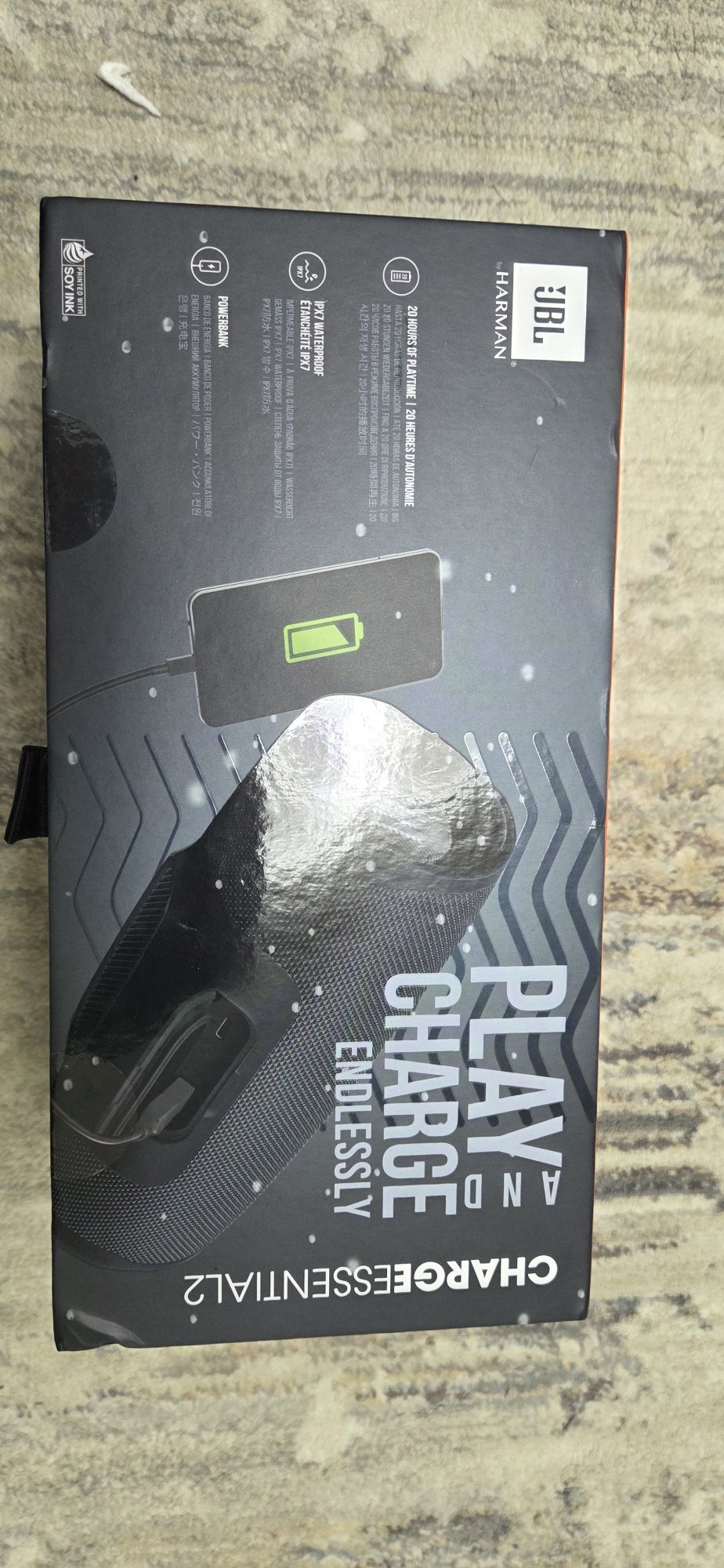 Boxa portabila JBL Charge Essential 2,Black SIGILATA +GARANȚIE