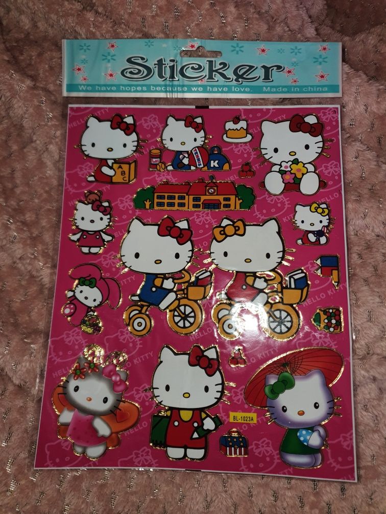 Stickere Hello Kitty roz