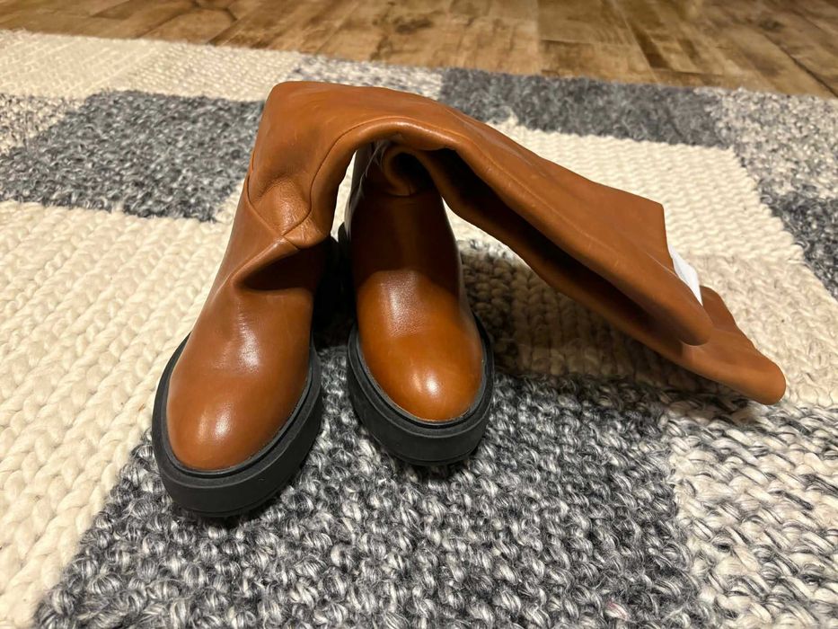 Ботуши естествена кожа. Нови!