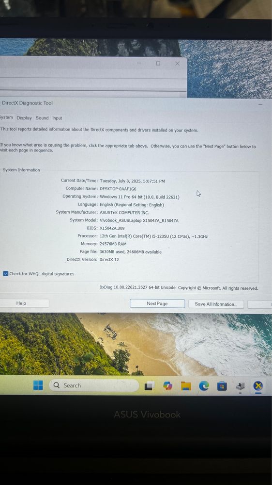Laptop Asus VivoBook – i5 Gen 12  24GB RAM / SSD 512GB – Cu Încărcător