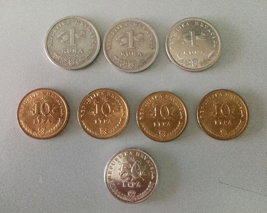 Монети Хърватия за 5 лв.