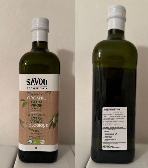 Ulei de măsline extravirgin BIO 1L