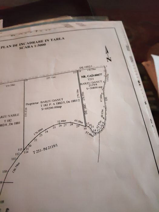 Vând teren extravilan Probota, Iasi