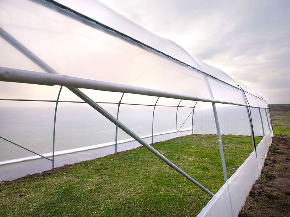 Solar gradina 4x10 m teava zincata 32 mm folie 180 microni