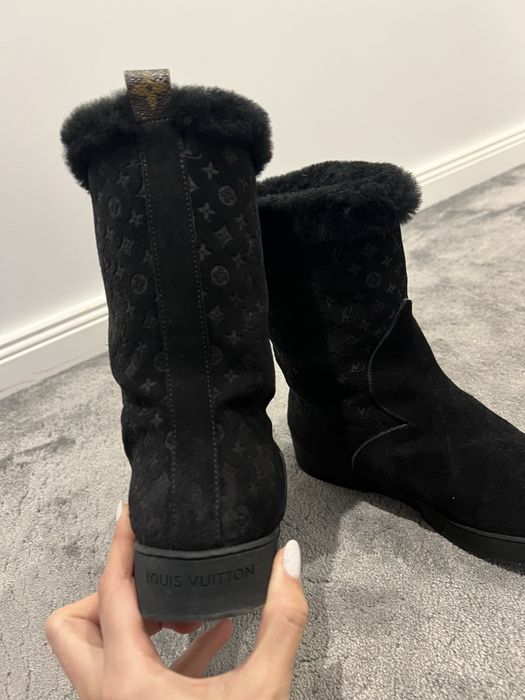 Ghete Louis Vuitton negre marimea 37