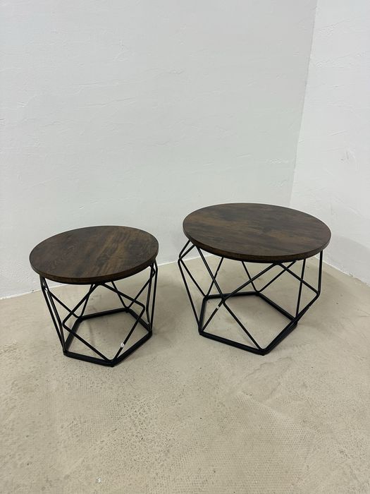 Комплект от 2 масички за кафе VASAGLE