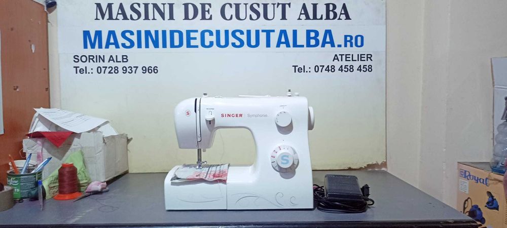 Masina de cusut Singer Symphonie cu piese metalice