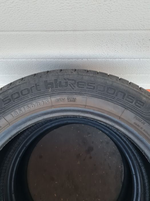 Летни гумин2 броя DUNLOP SportBluResponse 185 60 R15 дот 4917