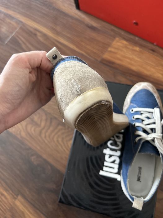 Дънкови Кецове Just Cavalli с леопардов елемент