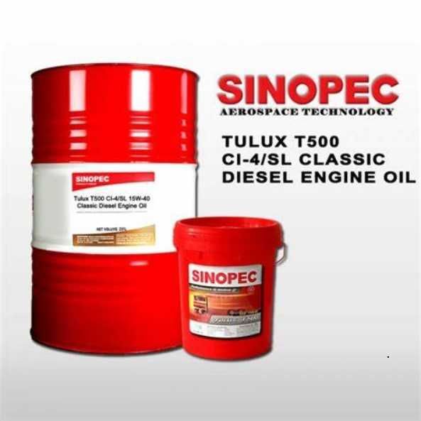 Sinopec дизельное моторное масло TULUX T500 E7/CI-4 15W-40 200л.