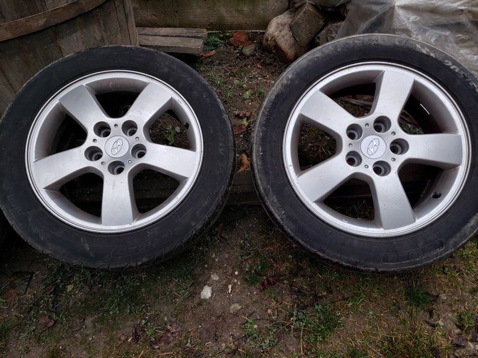 Vând jante r16 cu cauciucuri vara