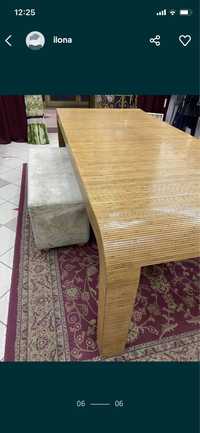 Стол дизайнерский для столовой или террасы