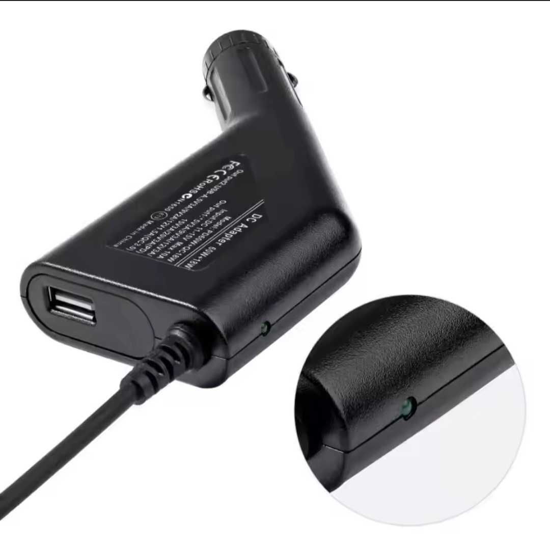 65W USB Type C Универсално зарядно за кола за лаптоп