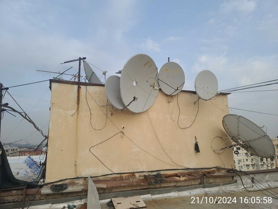 Продам Свои Параболические Антены б.у большую, среднею, и маленькую