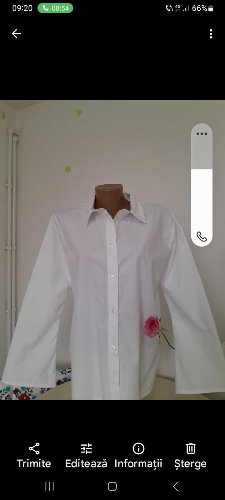 Bluze albe şi textile din bumbac