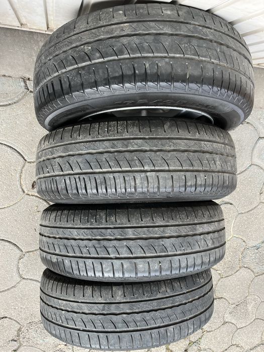 Jante aliaj 5x112mm, anvelope 195/65 R15, VW, Audi Seat Skoda Mercedes