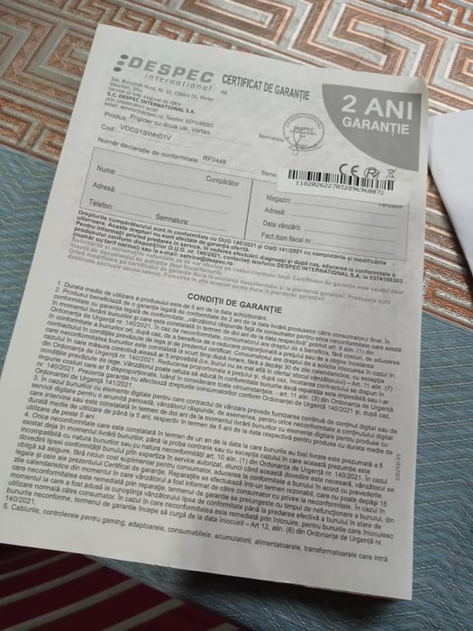 Vand frigider arctic