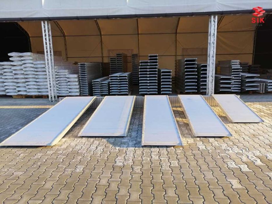 Rampa din Aluminiu de 4 m lungime și 1 m de lățime