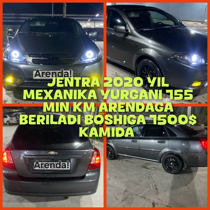 Jentra mexan 2020 yil arenda nasiya savdo bo'lib to'lash boshiga 1500