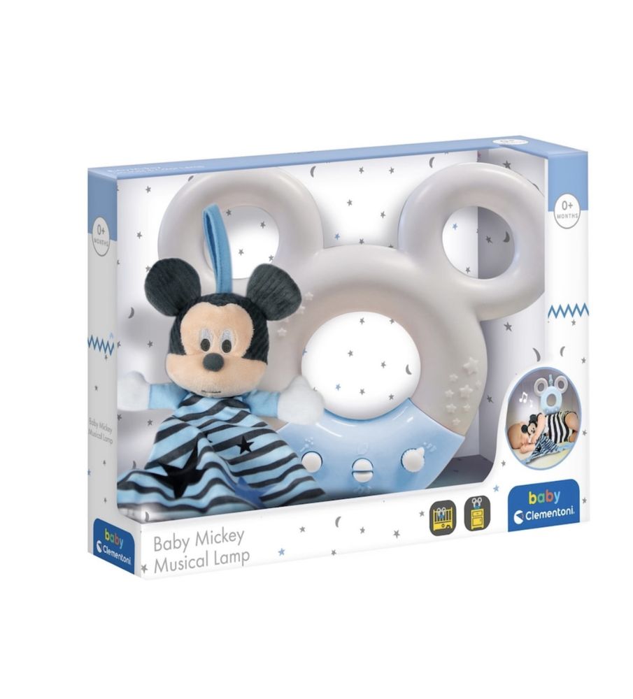 Mickey Mouse / Мики Маус Disney музикална лампа и играчка за гушкане