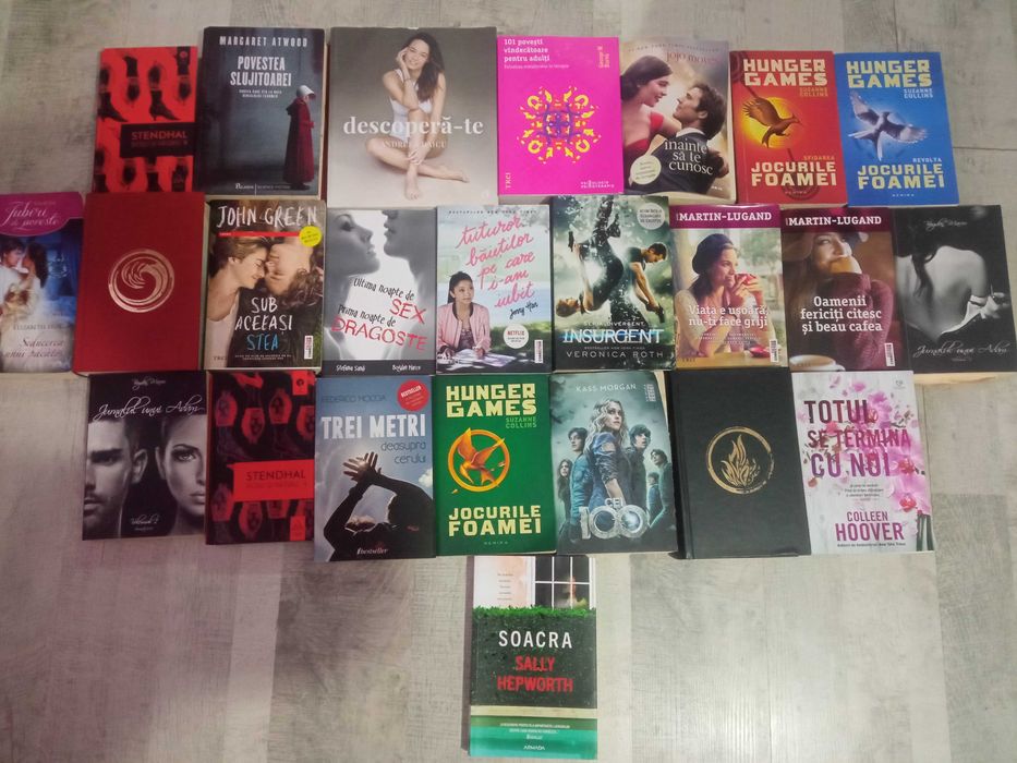 Vând cărți de lectură, bestsellers.