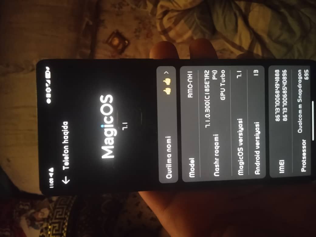 Honir x9 a 5 G 124 xotira