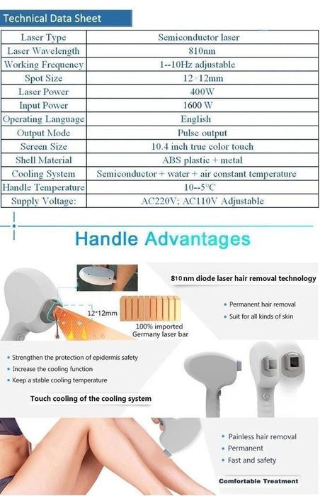 De Vanzare. 808NM Diode Laser