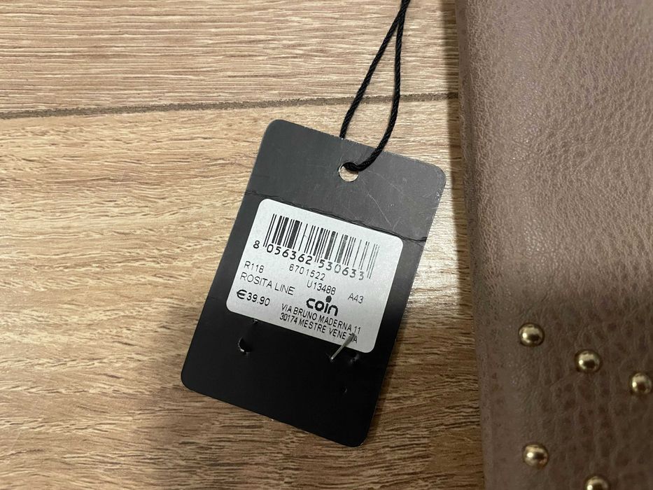 Geanta plic bej inchis Koan Coin Italia