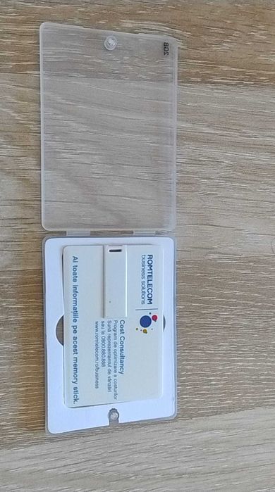 Memorii USB tip card personalizate (Romtelecom)