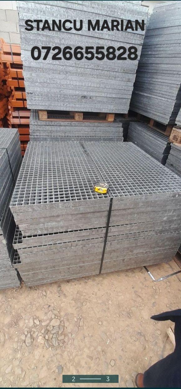 Vindem grătare zincate galvanizate la ori ce dimensiuni se debitează ș