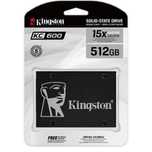 SSD накопитель 512 Gb Kingston KC600, 2.5", SATA III