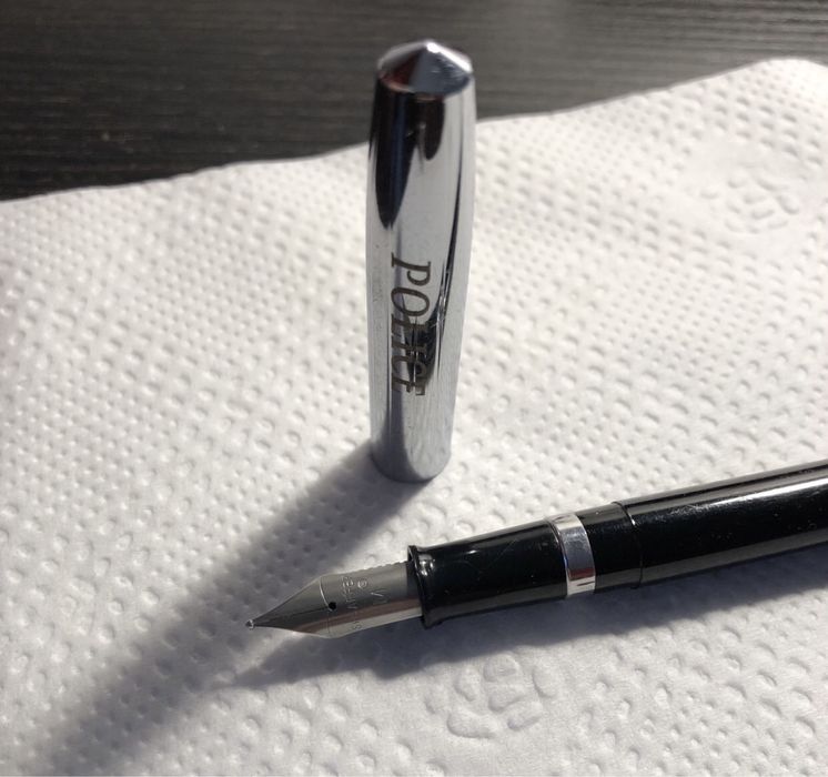 Stilou Sheaffer USA si metalic placat cu lemn