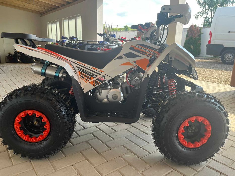 Atv Tao Coyote 8" 125cc 4T benzina alb/portocaliu automat