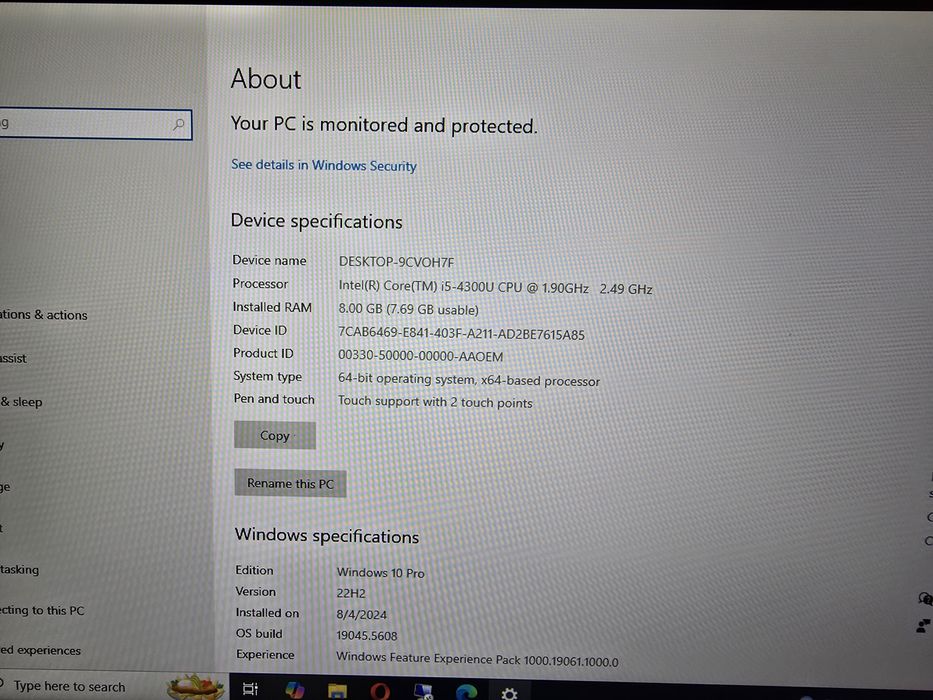 Продавам лаптоп Lenovo X240