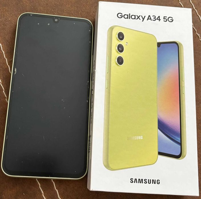 Vând telefon SAMSUNG Galaxy A34 5G, 128GB,DSN 6 GB RAM Dual SIM..
