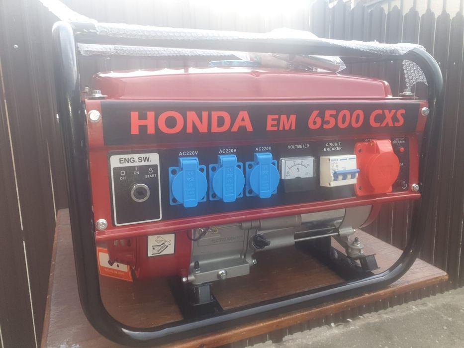 Generator de curent Honda, 5.5 kw, 220v si 380v, nou, livrare gratuita